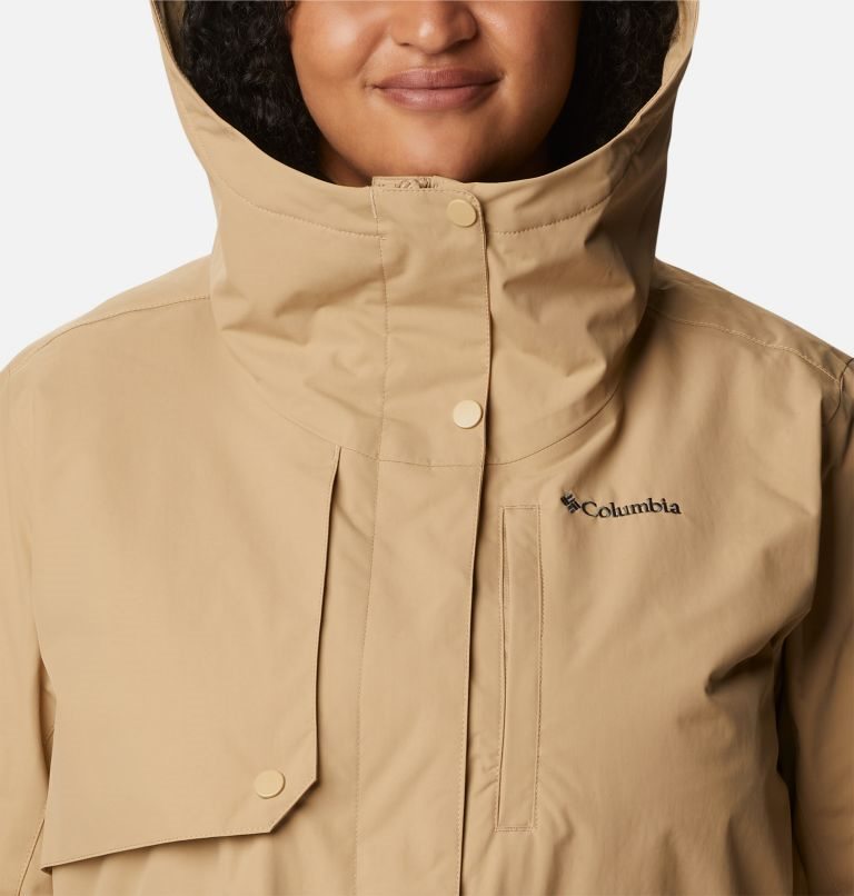 Women's Columbia Hadley Trail Jackets Khaki | Plus Size CA-OC631